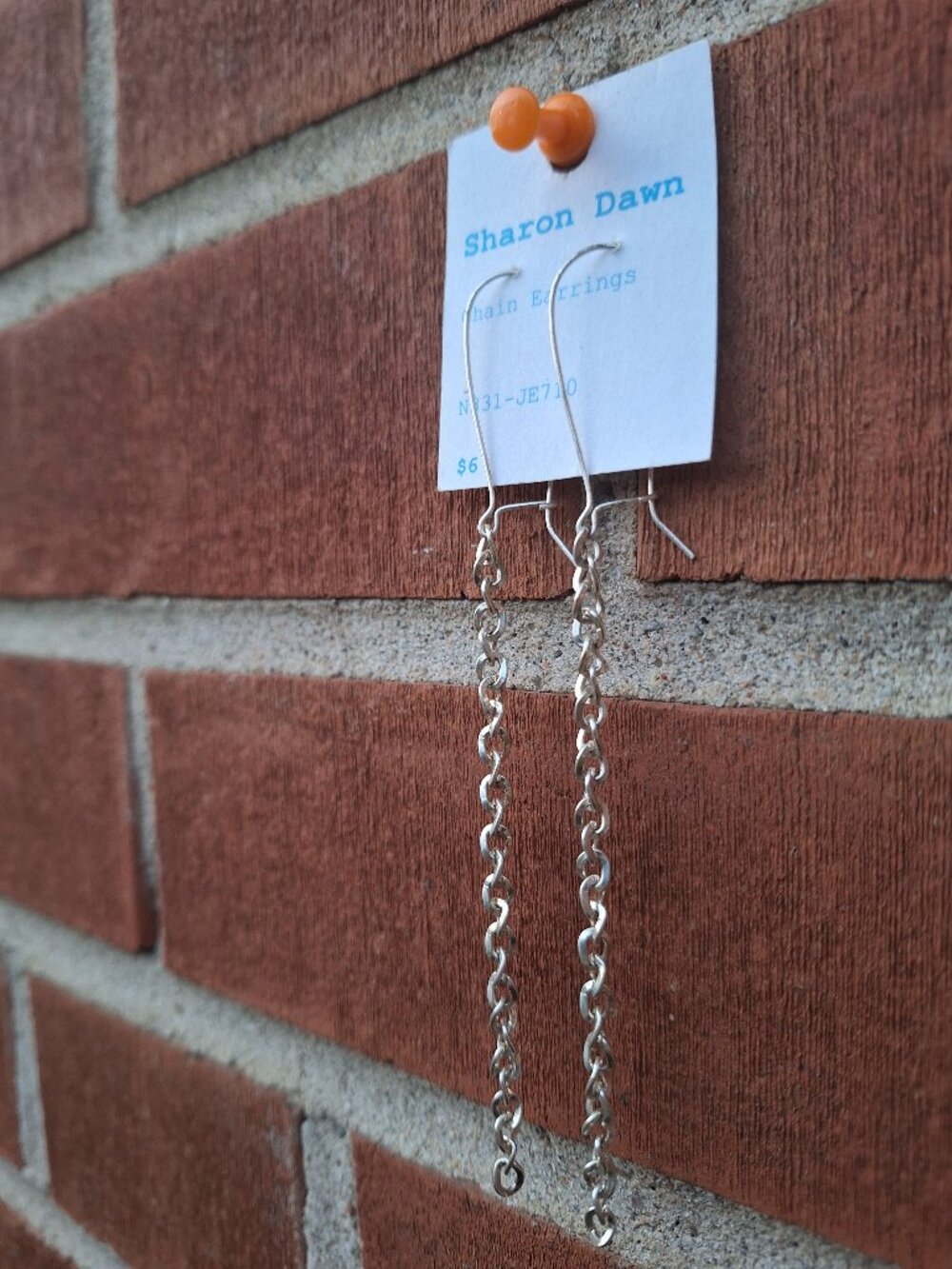 Chain Earrings Sharon Dawn Rock'n Roll Punk Goth Cyberpunk Steampunk